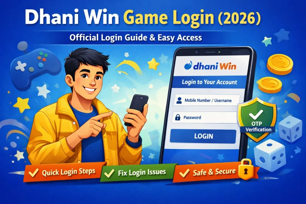 dhani win game login 2026 official login guide secure account access