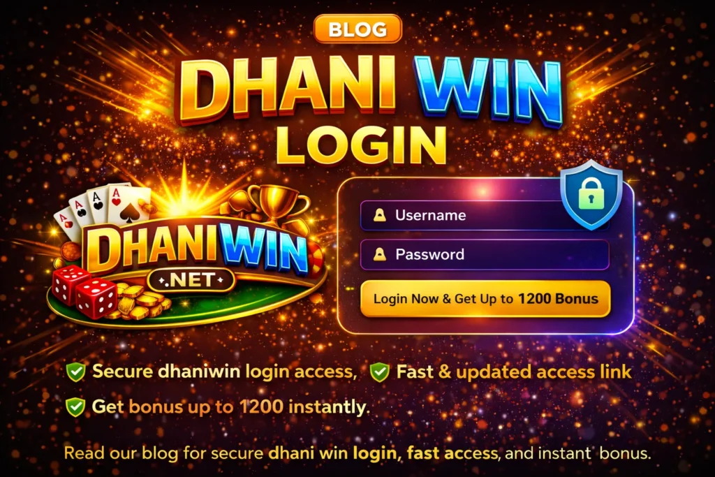 how to login dhani win account secure login page dhani win sign in guide